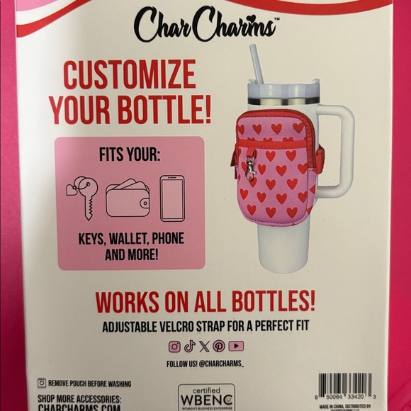 New Char Charms Water Bottle Pouch - Picture 3 of 4